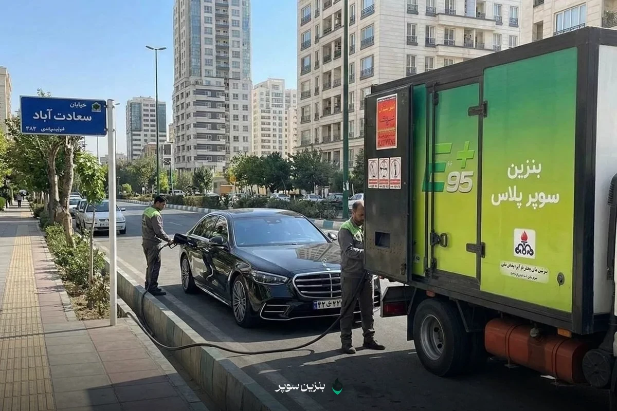 نمایی از موتور خودرو و نمودار نسبت تراکم موتور و مصرف سوخت